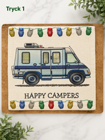 Kuddfodral "Happy Camper"