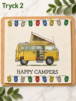 Kuddfodral "Happy Camper"
