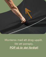 Smart popup vindskydd