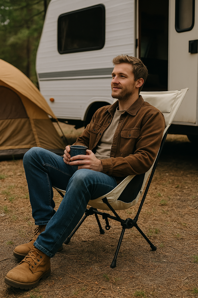 Hopfällbar Campingstol