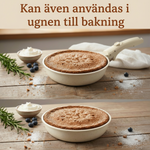 Stekpanna och bakform för husbil och camping – kan även användas i ugnen för bakning – Smart Camping tillbehör för husvagn